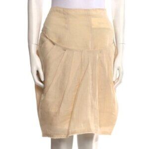 Fendi Linen Knee-Length Skirt